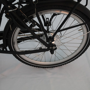 Triciclo trasero eléctrico con batería, con <span class=keywords><strong>caja</strong></span> <span class=keywords><strong>de</strong></span> madera delantera, asiento <span class=keywords><strong>para</strong></span> niños, <span class=keywords><strong>bicicleta</strong></span> <span class=keywords><strong>de</strong></span> <span class=keywords><strong>carga</strong></span> <span class=keywords><strong>para</strong></span> la familia, estilo holandés, stock <span class=keywords><strong>de</strong></span> La UE - Product Image 5