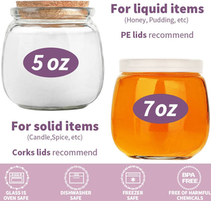 ขวดแก้ว100มล. 150มล. 200มล. พร้อมจุกพลาสติกฝาโลหะสำหรับนมคัสตาร์ดพุดดิ้งน้ำผลไม้อื่นๆจำหน่ายโดยโรงงาน - Product Image 5