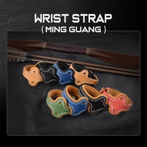 Elong Ming Guang Dragonne réglable en cuir de vachette avec anneau de pouce et <span class=keywords><strong>corde</strong></span> d'arc pour le <span class=keywords><strong>tir</strong></span> - Product Image 2