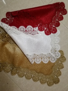 <strong>Easter</strong> Floral Embroidered and Cutwork Disposable 100% Polyester Square <strong>Table</strong> <strong>Cloth</strong> - Product Image 5