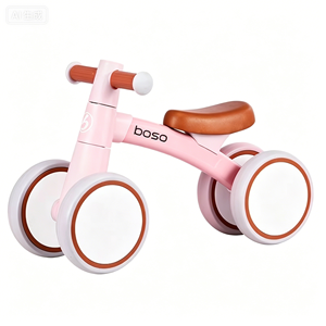 Vélo d'équilibre pour bébé avec logo personnalisé, OEM, écologique, en PP, trotteur pour tout-petits, 135 °   Direction anti-retournement, musique et lumières, pour les enfants de 1 à 3 ans - Product Image 2
