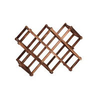 10 bouteilles de ferme en bois écologique large support de vin en bois extensible