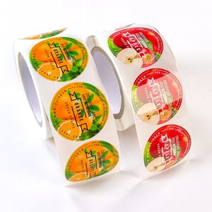 Custom Logo Sticker and <b>Label</b> for Any Surface Laptop Phone Car Gift Wrap Biodegradable Food-Safe Custom Fruit <b>Label</b> Stickers - Product Image 4