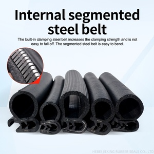 <span class=keywords><strong>Burlete</strong></span> de canal U, tira de goma anticolisión para puerta de coche, tira de sellado de tres compuestos Epdm - Product Image 3