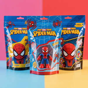 Paquete de embalaje de bloques de construcción de dulces impreso personalizado bolsa de plástico con sello trasero Mylar juguete caja ciega bolsa con cremallera - Product Image 4