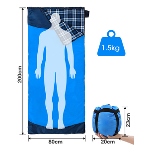 E-RIKE OEM - Saco <span class=keywords><strong>de</strong></span> <span class=keywords><strong>Dormir</strong></span> Impermeable Ligero para Adultos, Saco <span class=keywords><strong>de</strong></span> <span class=keywords><strong>Dormir</strong></span> para Acampar en 4 Estaciones para Actividades al Aire <span class=keywords><strong>Libre</strong></span> - Product Image 2