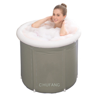 Vente en gros Personnaliser Nouveau Design Pvc Pliant Adultes Gonflable Glace et Bain Chaud Bassins Baril Baignoire Usine