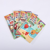 Cahier réutilisable à spirale Sank Magic pour enfants, cahier d'entraînement à l'écriture avec rainures pour la pratique de l'écriture