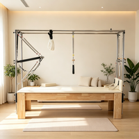 Table de Pilates Cadillac Reformer Trapeze en bois de chêne de qualité studio, équipement de Pilates professionnel sur mesure