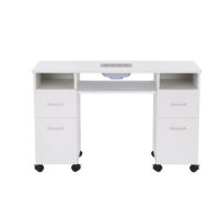 Station de manucure multifonctionnelle moderne de haute qualité, table de maquillage, mobilier de salon, table de manucure, salon, HONGZI HZ2075