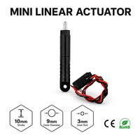 Micro-actuateur linéaire 5V DC, course de 10 mm, poussée élevée de 2 kg, alliage d'aluminium 7075, silencieux, appareils électroménagers intelligents, IP56, CE, ROHS