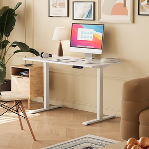 Table de bureau électrique réglable en hauteur, noire, avec options de design personnalisé, pour poste de travail assis-debout - Product Image 5