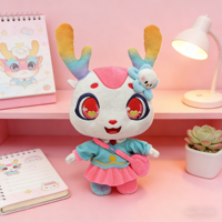 Vente directe du fabricant, OEM personnalisé, adorable peluche en forme de bois de cerf, cadeau populaire, matière en coton, conception de logo prise en charge