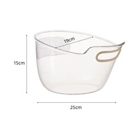 Panier de vidange multifonctionnel pour cuisine domestique, avec poignée, pour animaux de compagnie, riz, fruits, lavage et égouttage