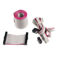Conector IDC de paso de 1,27mm, montaje de Cable plano gris, Cable de cinta, arnés de cableado de 6-64 pines con más de 10 tamaños disponibles