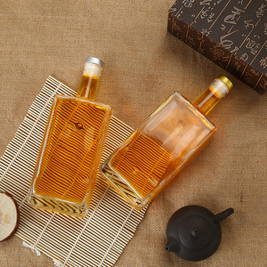 Ventes en gros de bouteilles de <span class=keywords><strong>vin</strong></span> carrées plates de 100 ml, 200 ml, 500 ml, bouteilles de liqueur pour <span class=keywords><strong>vin</strong></span>, brandy, vodka, whisky - Product Image 6