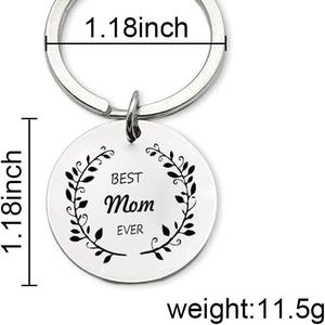 Portachiavi Moschettone in Acciaio Inox Impermeabile e Leggero per Regali Familiari e Migliori Amici, per Madre, Padre, Figlio, Figlia - Product Image 6