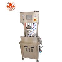 Capsuleuse de bouchons visseuse semi-automatique pour bouchons de bouteilles Machine de capsulage de suivi de bouteilles sous vide