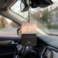 Désodorisant suspendu en carton personnalisé pour garage automobile, avec logo sur mesure, impression personnalisée, forme originale, cartes parfumées