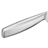 Couteau Santoku de 8 pouces avec lame en acier allemand à haute teneur en carbone de conception ergonomique Couteau de cuisine à bout creux avec boîte-cadeau