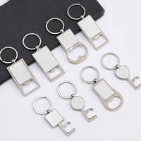 Porte-clés décapsuleur vintage en alliage de zinc argenté et noir, avec logo personnalisé, idéal pour les cadeaux promotionnels et les fans de dessins animés