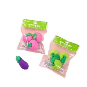 Articles de papeterie <span class=keywords><strong>Kawaii</strong></span>, fournitures de papeterie esthétiques, accessoires de rentrée scolaire, gomme amusante en forme de raisin, gomme à <span class=keywords><strong>dessin</strong></span>, fournitures scolaires - Product Image 5