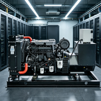 Groupe électrogène diesel 300 kW, type ouvert, usage intensif, 400 V, 60 Hz, triphasé, pour centres de données et alimentation de secours commerciale en Arabie Saoudite