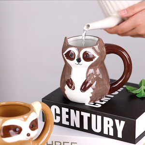 Mecoco — tasses à eau moderne en céramique, ensemble de soucoupes, Espresso, à café - Product Image 6