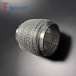 Raccords flexibles d'échappement en acier inoxydable de haute qualité, type soufflet, accessoires de tuyauterie ondulée - Product Image 4