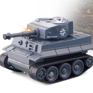 सस्ता टाइगर टैंक 2.4G मिनी आर सी युद्धक टैंक खिलौने के साथ रोशनी - Product Image 4