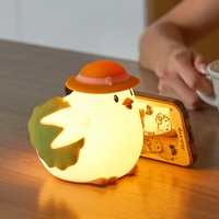 Lampes de nuit, lampe de chevet, lampe pour bébé, USB, LED, mignonne, rechargeable, portable, à intensité variable, lampe de table pour enfants, mini lampe en silicone, animal, cadeau, chambre à coucher