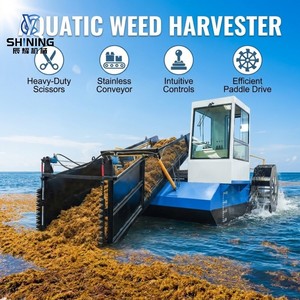 Récolteuse multifonctionnelle <span class=keywords><strong>d</strong></span>'algues aquatiques <span class=keywords><strong>pour</strong></span> la récolte de jacinthe <span class=keywords><strong>d</strong></span>'<span class=keywords><strong>eau</strong></span> dans les canaux, l'élimination et la collecte des plantes aquatiques, Amérique du Sud - Product Image 1