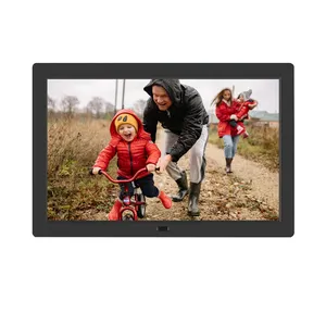 High Resolution 1280x800 IPS Screen 1080P Video Player Auto-Rotate Timer Switch 8 Inch Digital Photo Frame With Remote Control