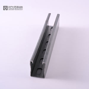 פלדה בצורת <span class=keywords><strong>C</strong></span> מסוג יוניסטרט, מגנזיום-אבץ-אלומיניום, להתקנה תעשייתית בבנייה סיטונאית - Product Image 3