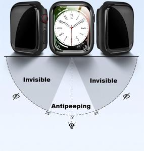 TITUO nueva cubierta protectora de pantalla de privacidad de vidrio templado ultrafino para caja de reloj <span class=keywords><strong>apple</strong></span> - Product Image 2