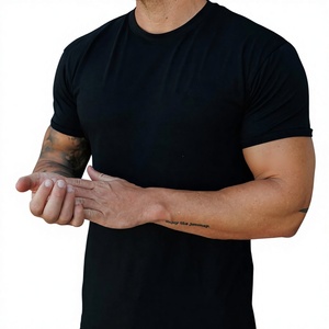 Custom Cotton Streetwear Oversized T-<b>Shirts</b> with Knitted Fabric Custom Logo Printing & Supplier Service - Product Image 1