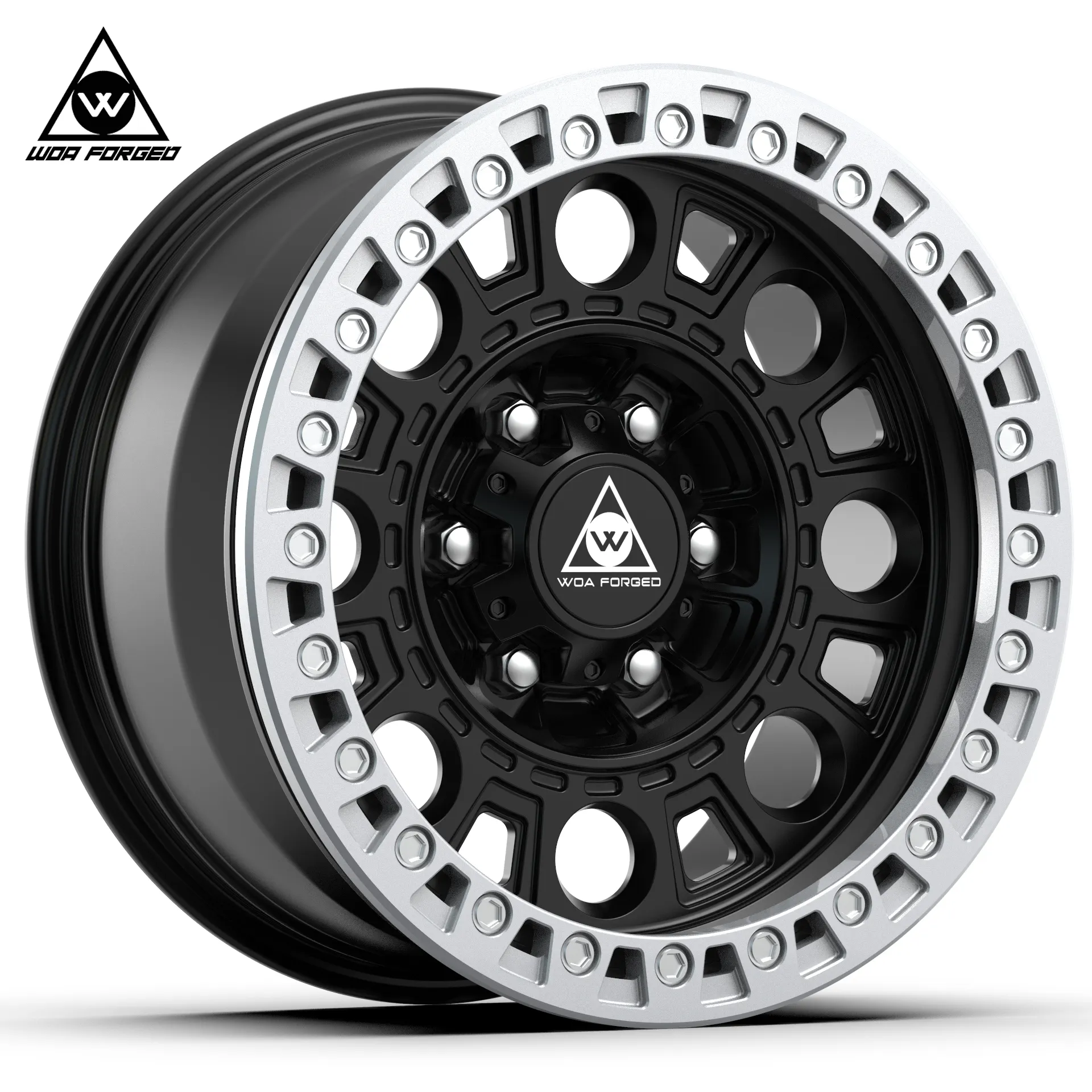 WOAFORGED Forged Custom Wheels 17 Inch 6061-T6 Off-road Wheel Beadlock Ring Aluminum Customized 4x4 18 Inch Alloy Wheel Rim