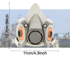 Mascarilla Antigás Reutilizable de 3 Capas 6200 <span class=keywords><strong>para</strong></span> Pintura en Aerosol, Pesticidas, Industria Química y Decoración, Protección Contra Formaldehído - Product Image 3