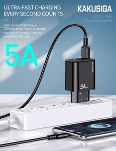 Kaku Sản phẩm mới Sạc Dual-Port <span class=keywords><strong>USB</strong></span> sạc 5V/5A tiêu chuẩn Châu Âu-kakusiga nhà máy bán buôn - Product Image 4