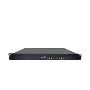 High Performance 1U Rack Mount I3 9100 Firewall Server Network Appliance 8 NIC 2 SFP 1G 10G