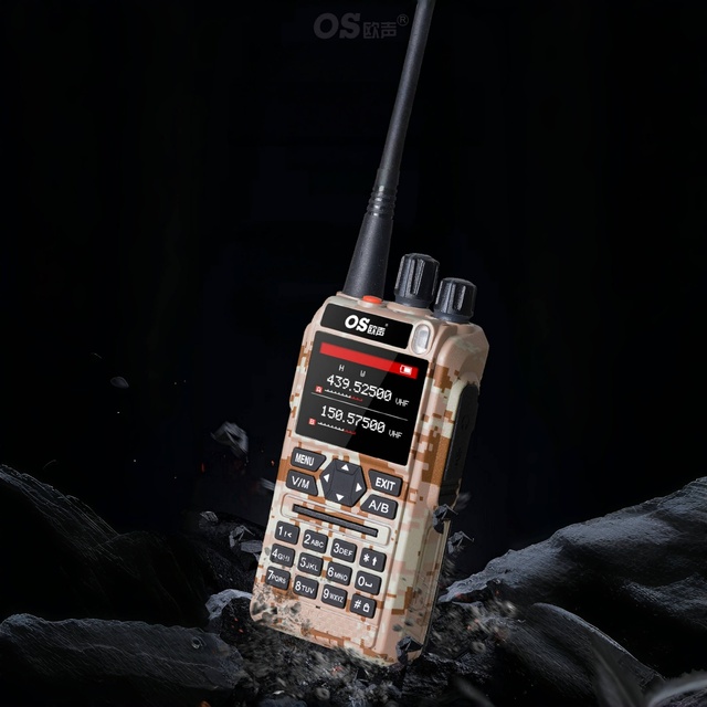 Dual Band Walkie Talkie | Analog 10W  Power Output | Emergency Alarm | Strong Penetration  | Noise Reduction Two Way Radio