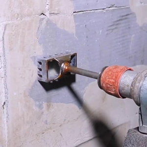 Jingsen Bạc Thủy lực điện Búa vuông Xử lý mở tường không gian thợ điện phụ kiện ổ cắm cài đặt mũi khoan - Product Image 5