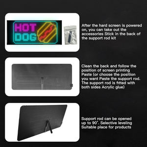 5V programable RGB LED Matrix Pixel Panel Publicidad Devil Eyes Light para automóviles - Product Image 6