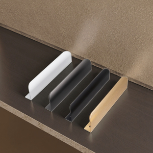 Best Seller Farmhouse L Handle Modern <strong>Light</strong> Luxury Furniture Handle and Knob Durable Aluminium Kitchen Wardrobe Drawer <strong>Pull</strong> - Product Image 3