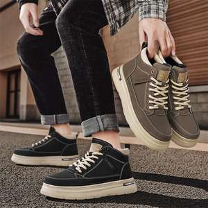 Zapatos Deportivos Casuales para Hombre, con Suela Gruesa Antideslizante, Resistentes al Desgaste, con Suela Plana, para Caminar - Product Image 1