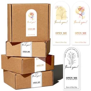 Custom Logo Personalized Packaging Sealing Sticker U-shape Adhesive Label for Mailing <b>Box</b> <b>Shipping</b> Thank You <b>Box</b> Seal Label - Product Image 3