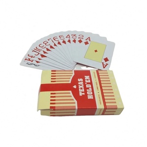 Fabrication de jeux de cartes de <span class=keywords><strong>poker</strong></span> de taille jumbo 100% plastique personnalisés, cartes à jouer en PVC imperméables, fournitures de casino - Product Image 3