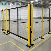 Clôture de sécurité robotisée en acier à faible teneur en carbone pour l'isolation des équipements CNC et la sécurité des ateliers, protection fiable des machines industrielles