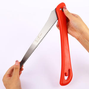 Sierra Plegable Jiuyilang 240 con Hoja de Acero de Alto Carbono de 250 mm y Mango Rojo, Herramienta de Jardín para Podar Árboles Frutales y Cortar Madera - Product Image 4