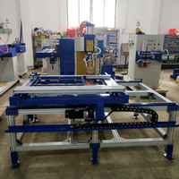 Máquina de soldadura automática CNC de punto para cestas de alambre de acero con eje XY